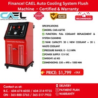 Finance! CAEL Auto Cooling System Flush Machine – Certified Richmond Greater Vancouver Area Preview