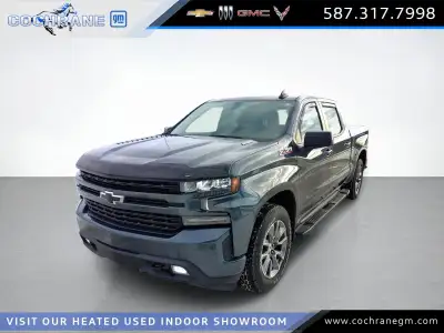 Styled for the street, our used Diesel powered 2021 Chevrolet Silverado 1500 RST Crew Cab 4X4 in Sha...