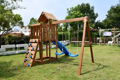 NEW KIDS SWINGSET SLIDE PLAYGROUND PLAYSET EQUIPMENT C627, View more
