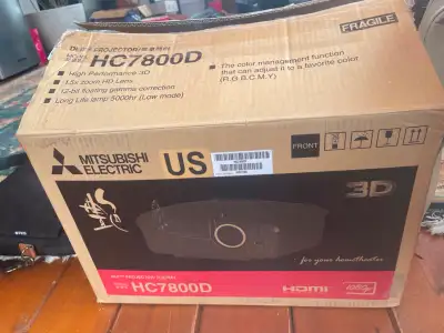 Mitsubishi hc 7800 d  home theatre projector, View more