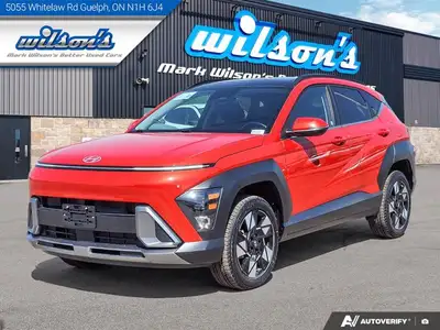 Come see this certified 2025 Hyundai Kona Preferred AWD w/ Trend | Leather | Sunroof | Heated Seats...