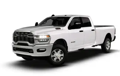 WAS: $109020 NOW: $106020 plus taxes and licensing feesThe 2026 Ram 3500 Big Horn, dressed in an out...