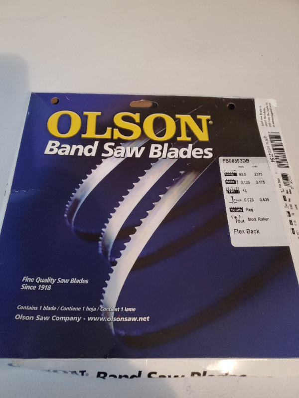 Olson band saw for sale  