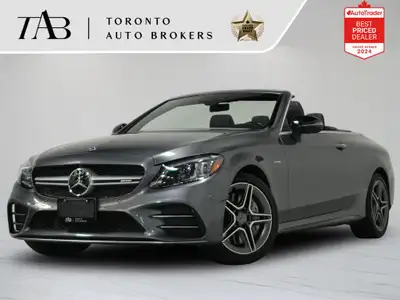 This 2019 Mercedes-Benz C 43 AMG Cabriolet is a local Ontario vehicle that perfectly blends open-top...