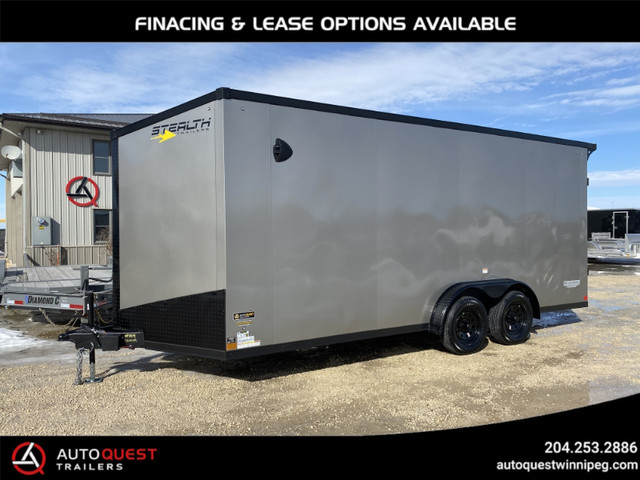 2025 Stealth 7.5' x 18' x 84" V-Nose Enclosed Trailer in Cargo & Utility Trailers in Regina