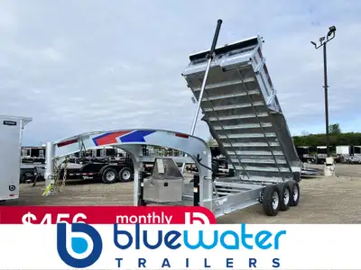 SALE!! REGULAR $23,145 NOW ONLY $22180!! K-Trail Galvanized Gooseneck Expert Dump Series Trailer 23,...