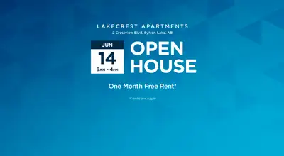 OPEN HOUSE EVENT: Saturday, June 14th from 9am - 4pm Walk-ins welcome! Monday - Friday from 9am - 5p...