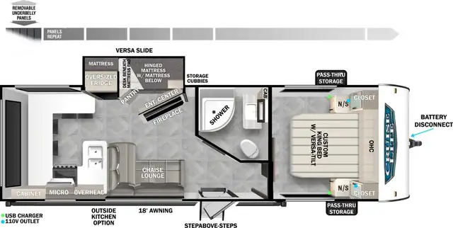 2025 Forest River Salem Cruise Lite 24VIEW in Travel Trailers & Campers in North Bay - Image 2