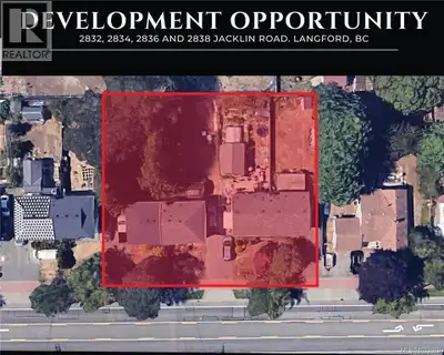 Prime Land Assembly Opportunity in Downtown Langford. An exceptional development opportunity awaits...