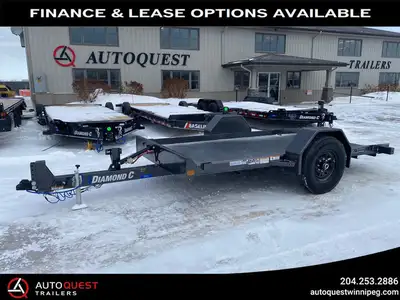 14 ply Tire Upgrade! Brand new, 2026 Diamond C DSA 77in. x 12’ Tilt Equipment Trailer! FINANCING AVA...