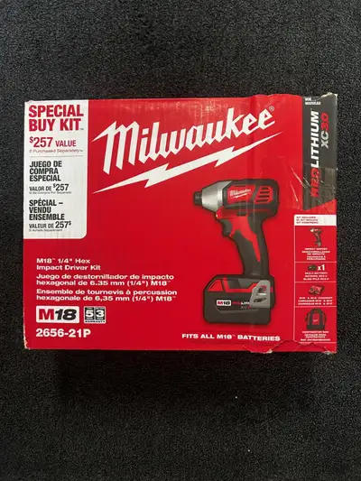 Milwaukee M18 Impact Driver Kit (1038483), View more