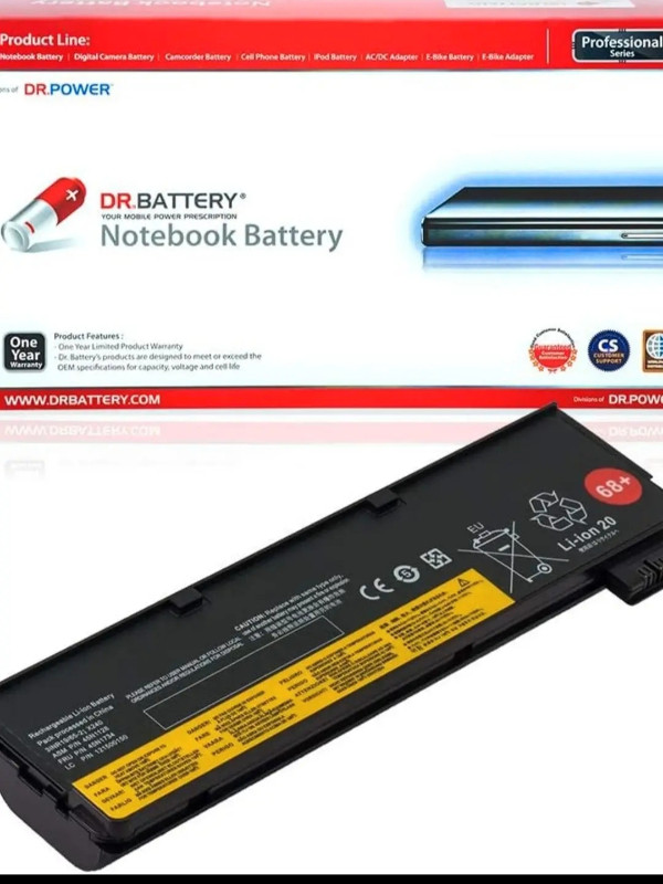 DR. BATTERY 0C52862 0C52861 45N1127 Battery for Lenovo ThinkPad in Laptop Accessories in Gatineau