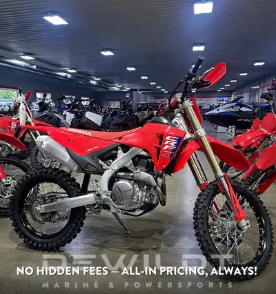 Honda CRF450RX: 450cc Competition Dirt Bike For riders who live by the credo go big or go home, the...