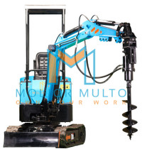 M1T 1 Ton Mini Excavator with 6 Attachments!