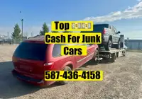 Cash for junk cars. Call us 587 436 4158