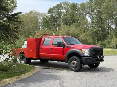 2013 Ford F-550 2013 Ford F-550 Service Truck 6.8L SOHC EFI Triton V10 SYNC voice-activated Bluetoot...