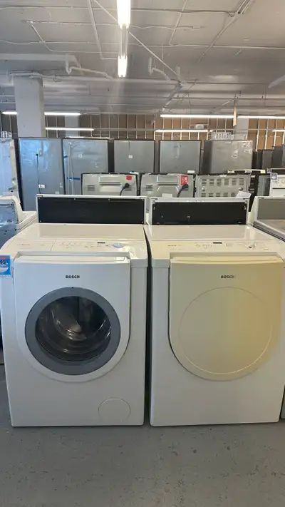 3150- Laveuse sécheuse Bosh blanche frontale washer dryer, View more