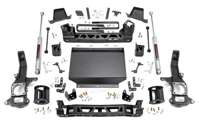 New in box Rough Country Lift Kit for 2017 and up Nissan Titan XD, works with both gas and diesel mo...