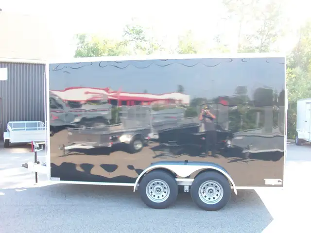 2025 Weberlane galvanise cargo 7' x 14' v-nose 2 essieux rampe 7 in Cargo & Utility Trailers in Laval / North Shore - Image 6