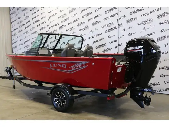 2026 Lund 1650 Rebel XL Sport + MERCURY 90 HP & Remorque in Powerboats & Motorboats in Laurentides - Image 4