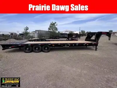 2026 Double A GHB218-30 26' deck plus full ramps (4') - spring assist 21,000 gvw 7K spring axles hea...