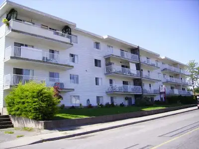 Charming, quiet, and spacious character apartments located in Duncan. Building offers spacious suite...