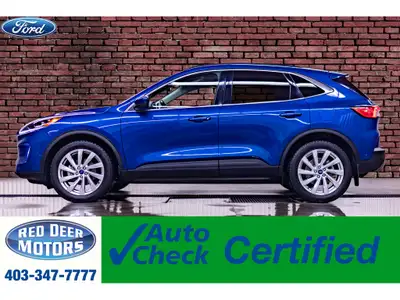 **ONE OWNER - ACCIDENT FREE** 59,060 KM This 2022 Ford Escape AWD Titanium is powered by a 2.0L EcoB...