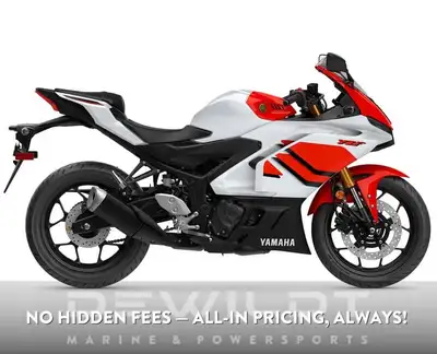 New generation R-series styling, advanced twin cylinder engine and ultra-light chassisthe perfect en...