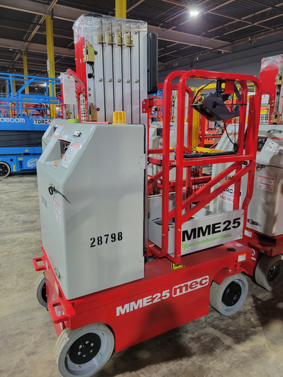 MAKE: MEC MODEL : MME25 YEAR: 2026 HOURS: NEW Note: All machines are part of our active rental fleet...