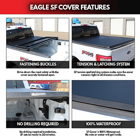 Tonneau Covers - Eagle Soft Fold $295.00 in Other Parts & Accessories in Edmonton - Image 4