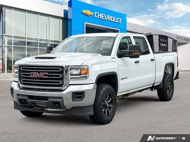 2019 GMC Sierra 3500HD | One Owner | Cloth Bench Seat | Vinyl