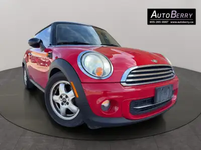 2011 MINI Cooper Red On Black Leather Interior • 1.6L • Front Wheel Drive • Auto • Push Start Engine...