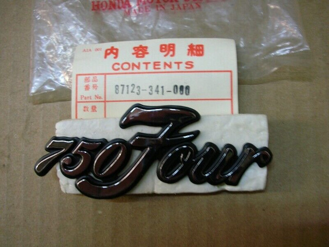 NOS Honda CB750K Side Cover Emblem 87123-341-000 dans Autre  à Stratford - Image 2