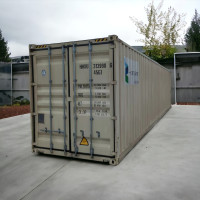 Value Industrial High-Cube Container: No Lock Box,Two-Trips 40'