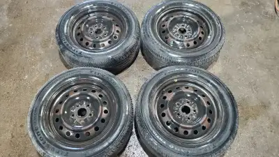 RIMS 16" Steel Rims Off of a 2010 Toyota Camry TIRES 215 60 16 Firestone FR710 Tread Depth 9 9 9 9 /...