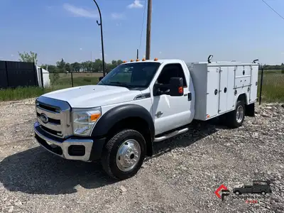 Countryside Fleet 2012 Ford F550 Regular Cab 4x4 Utility Truck + 6.7L PowerStroke Diesel + 4x4 W/ Au...