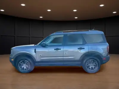 The 2023 Ford Bronco Sport Big Bend in a striking gray finish is an adventure-ready SUV with a power...
