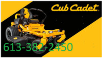 CUB CADET ZERO TURNS,0% 4 yrs, or up to $400 off