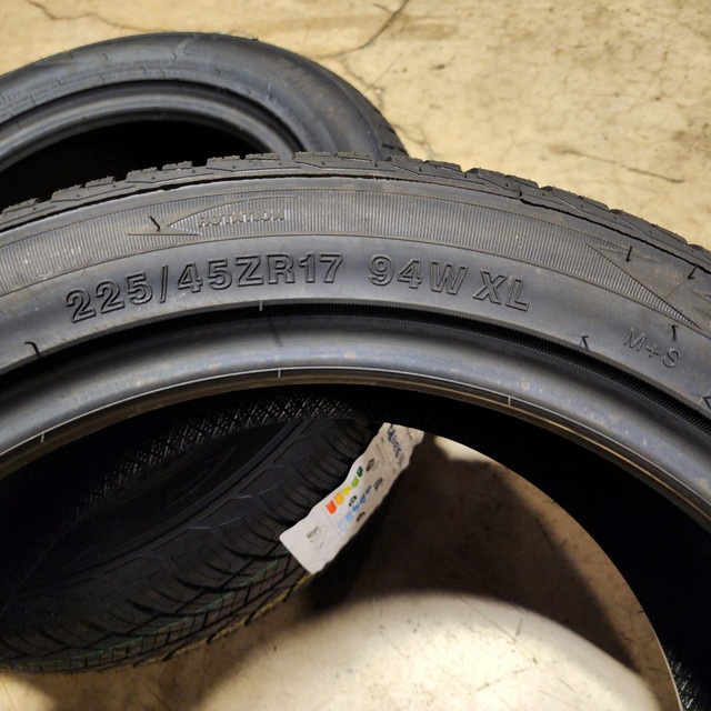 BRAND NEW! 225/45ZR17 ALL-WEATHER Tires - ONLY $102.30 each! in Tires & Rims in Kelowna - Image 3
