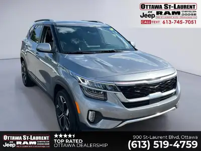 Introducing this 2023 Kia Seltos EX Premium AWD with 26,411 km on the odometer, finished in Steel Gr...