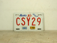 Modern Style Alberta Motorcycle 8 x 5 License Plate CSY29