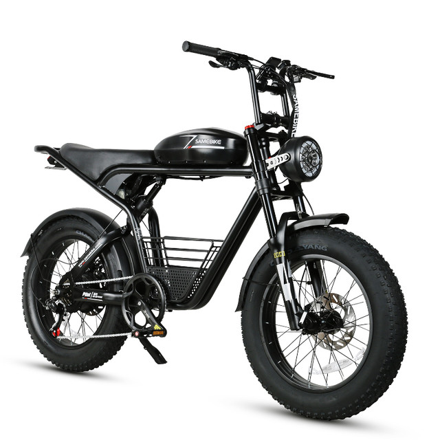 1000W Retro Full Suspension Ebike 55km/h Free shipping Warranty in eBike in St. Albert - Image 4