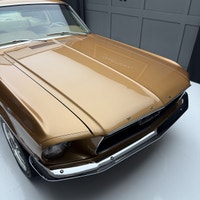 Check out this 1967 Ford Mustang Fastback. This is a gorgeous car. The gold paint is incredible and... (image 9)