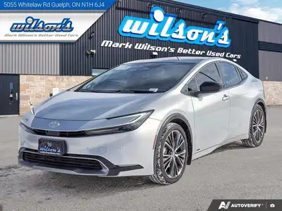 Come see this certified 2023 Toyota Prius Limited Hybrid | Leather | Sunroof | Heated + Vented Seats...