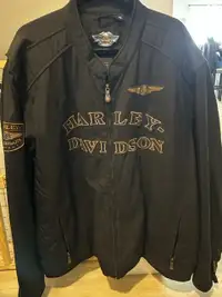 Harley Davidson 2013 110th Anniversary black jacket Men' 3XL