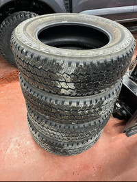 Bridgestone Duelers 275/65R20 E rated tires