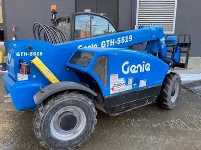 Genie GTH5519, 2018, 19ft., 5,500lbs. telehandler. We carry Genie, JLG, Skyjack, Skytrak, Dieci, Mer...
