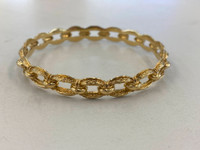 14K Gold Bracelet - Rope Link Design