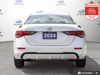 Recent Arrival! Odometer is 8215 kilometers below market average! White 2024 Nissan Sentra SV FWD CV... (image 3)