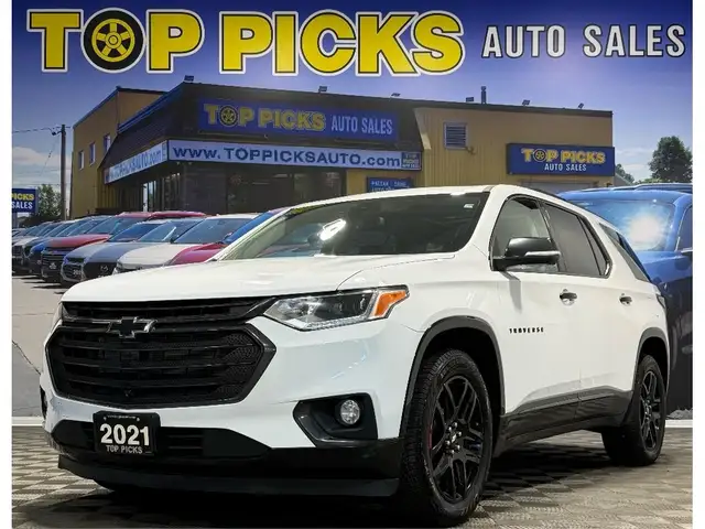 2021 Chevrolet Traverse AWD, RedLine Edition, Double Moonroof, 7